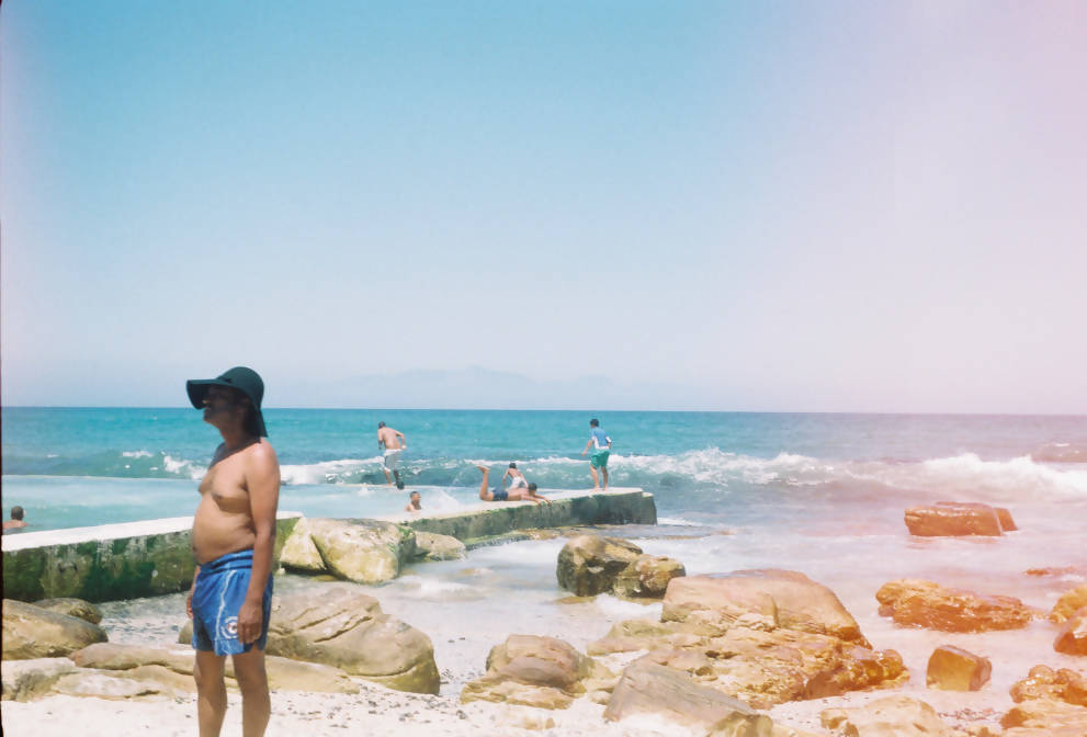 beach guy film photo