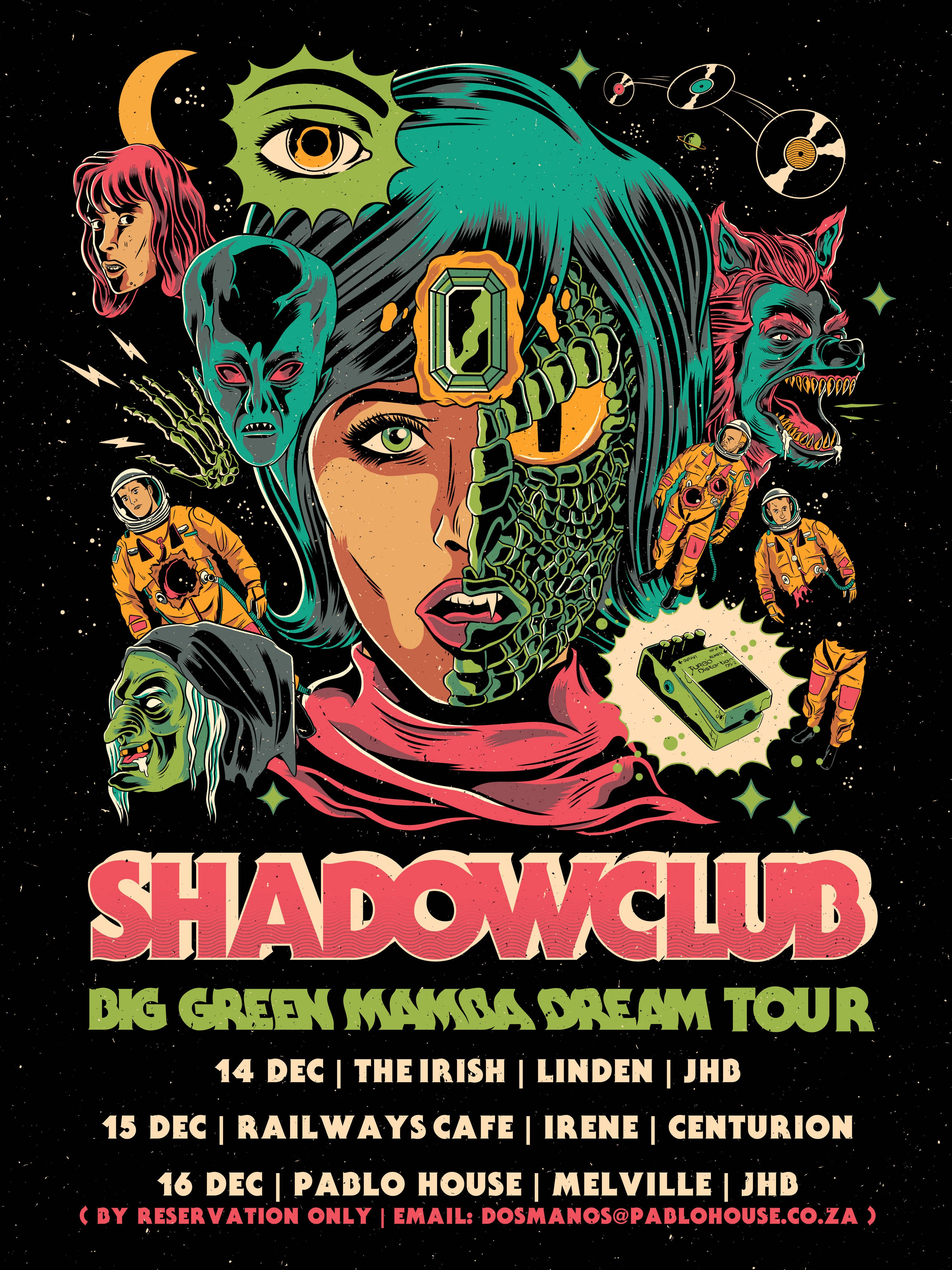 shadowclub tour poster