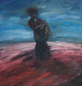 Painter in field, after Francis Bacon’s study for portrait of Van Gogh II