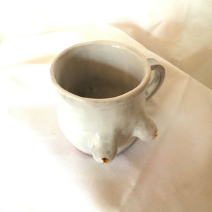 White Tietie cup - gold member