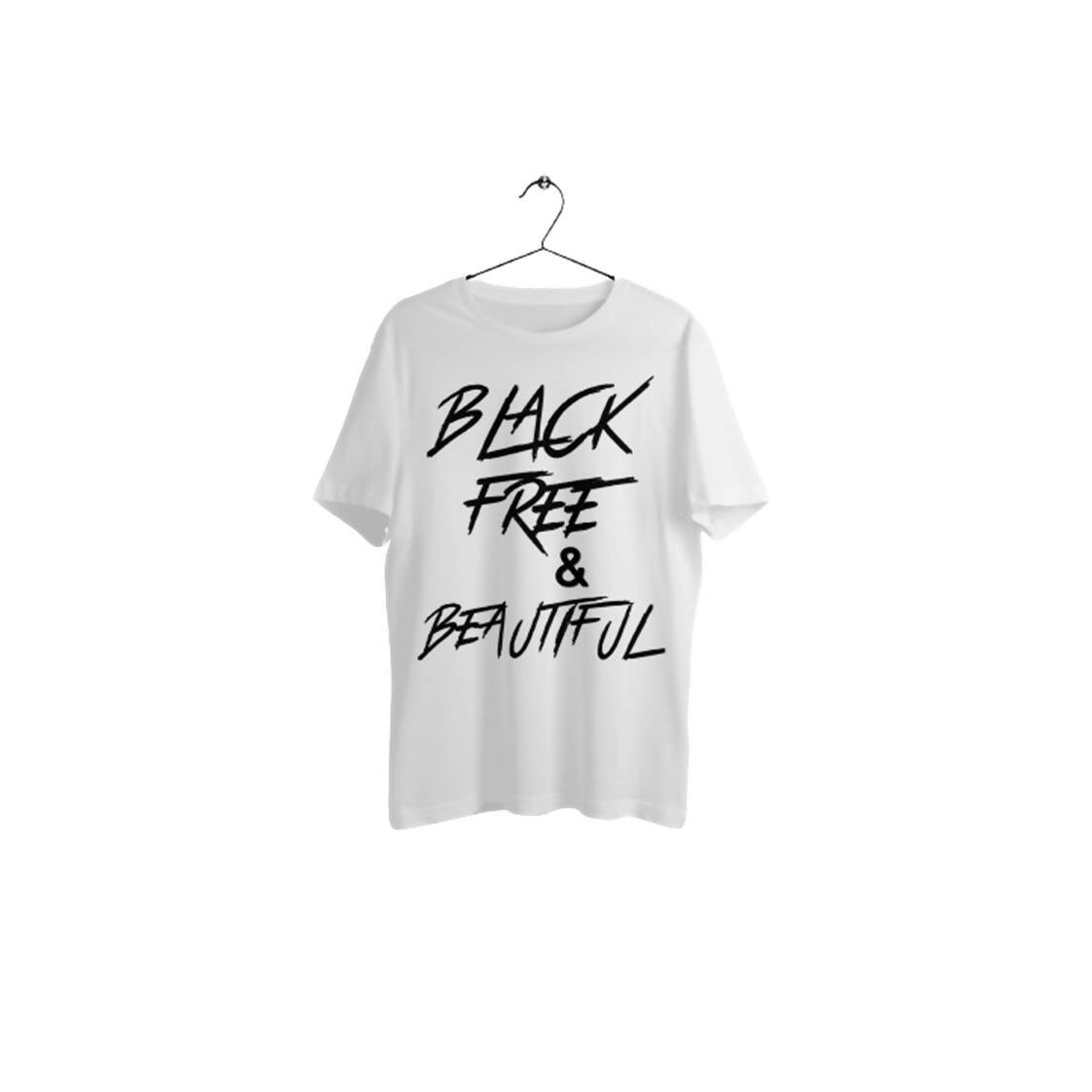 black, free & beautiful t-shirt