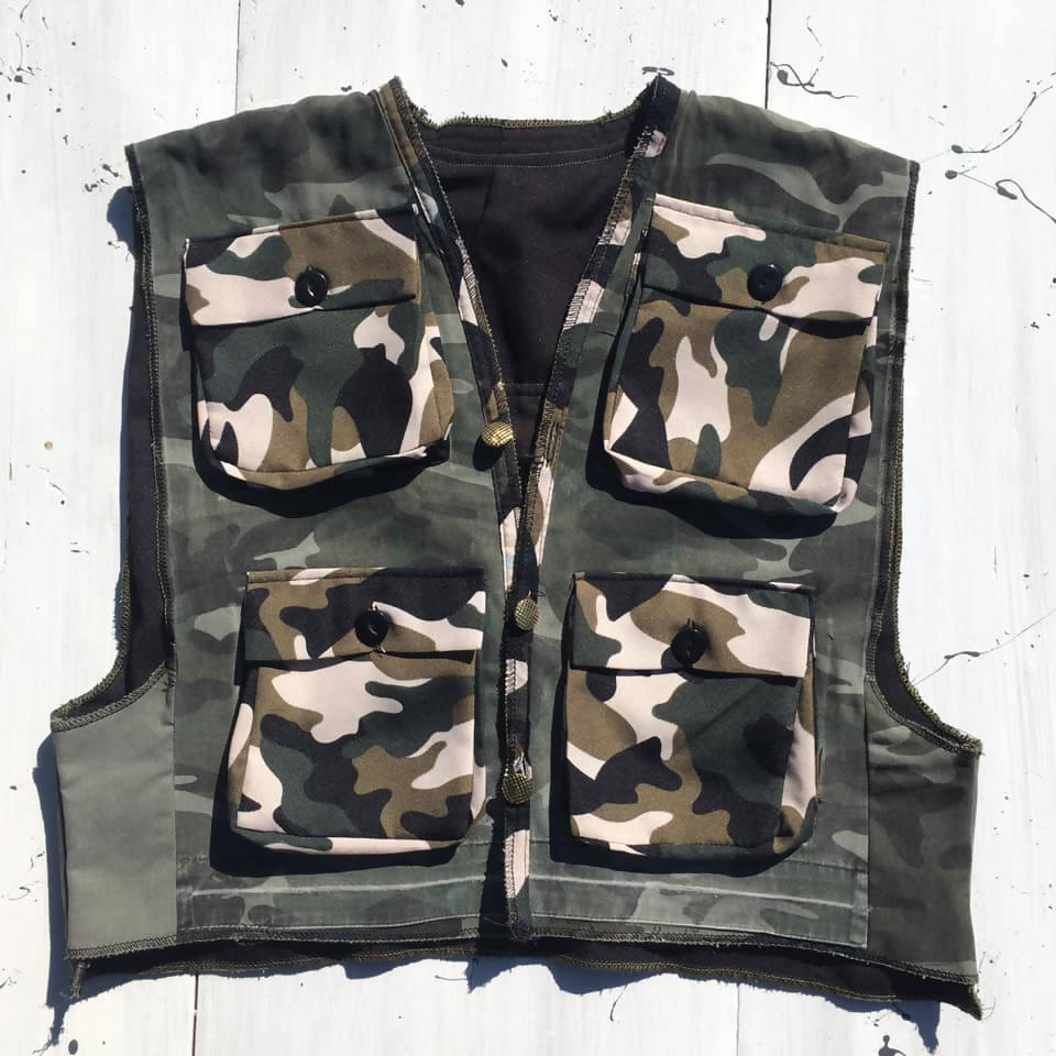 KwaZuluRepublic Camo On Camouflage Utility Vest