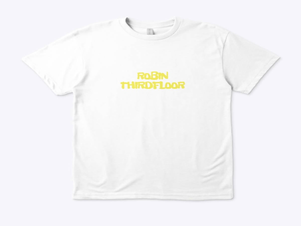 robin thirdfloor logo t-shirt | white