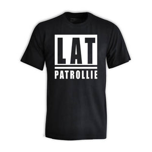 lat pat t-shirt | black