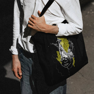 "be yourselves" black tote bag