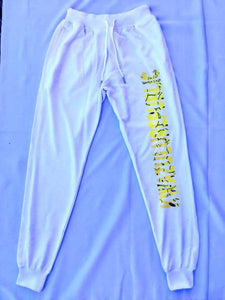 kwazulurepublic sweat pants yellow print